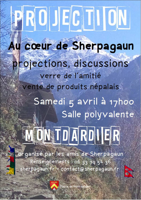 Projection Au cœur de Sherpagaun 2025